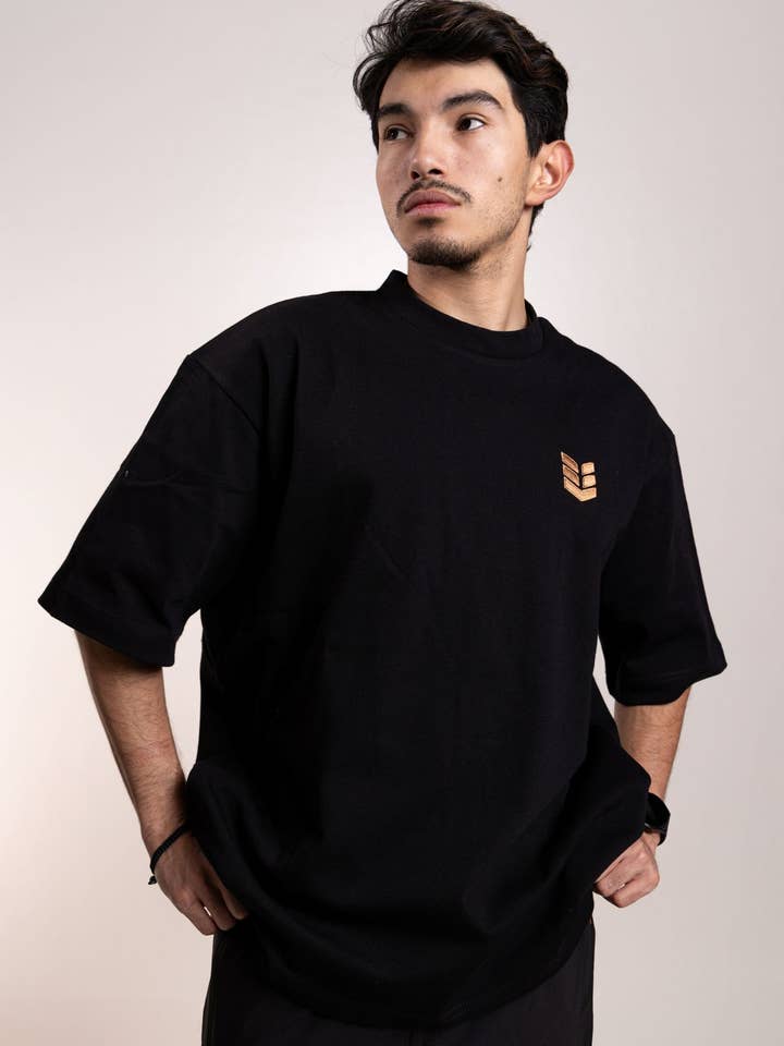 Empire Embodied - Wholesale T-Shirt - Men's - Oversized Unisex T-Shirt Organic Cotton, Embroidered Logo 340gsm (!!)2