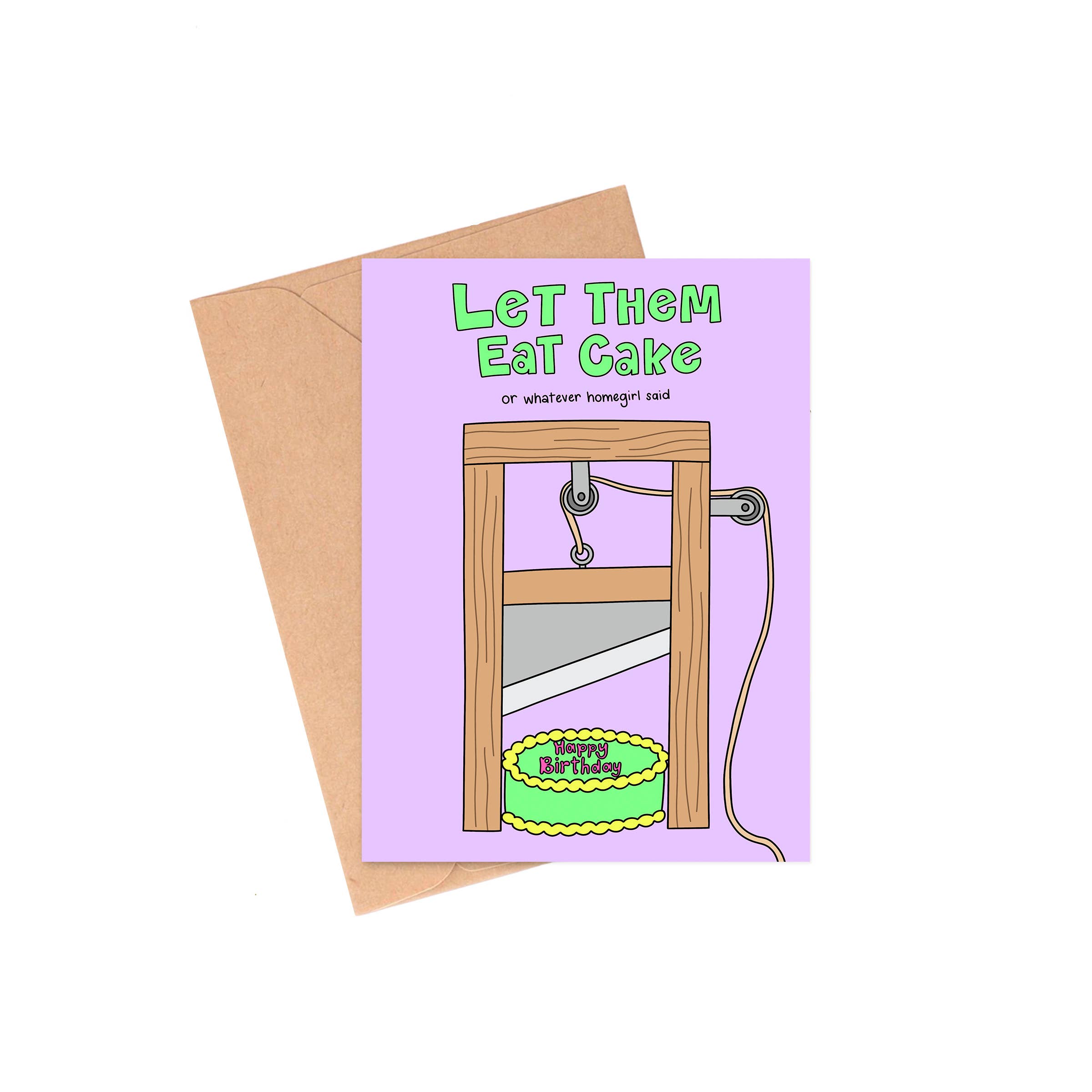 Siyo Boutique - Wholesale Birthday Card - Let Them Eat Cake Birthday Card0