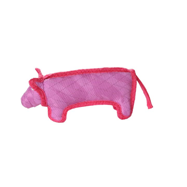 Tuffy Dog Toys - VIP Products - Wholesale Pet Squeaky Toy - Dog - DuraForce Pig - Pink, Durable, Squeaky Dog Toy