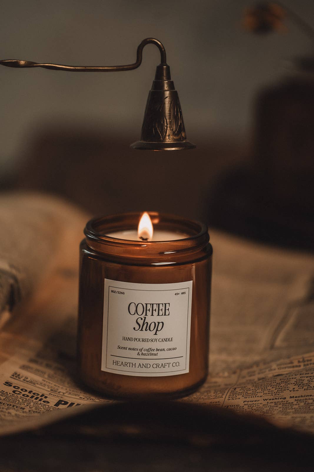 Hearth and Craft Candle Co. - Vente Bougie en bocal - CAFÉ11