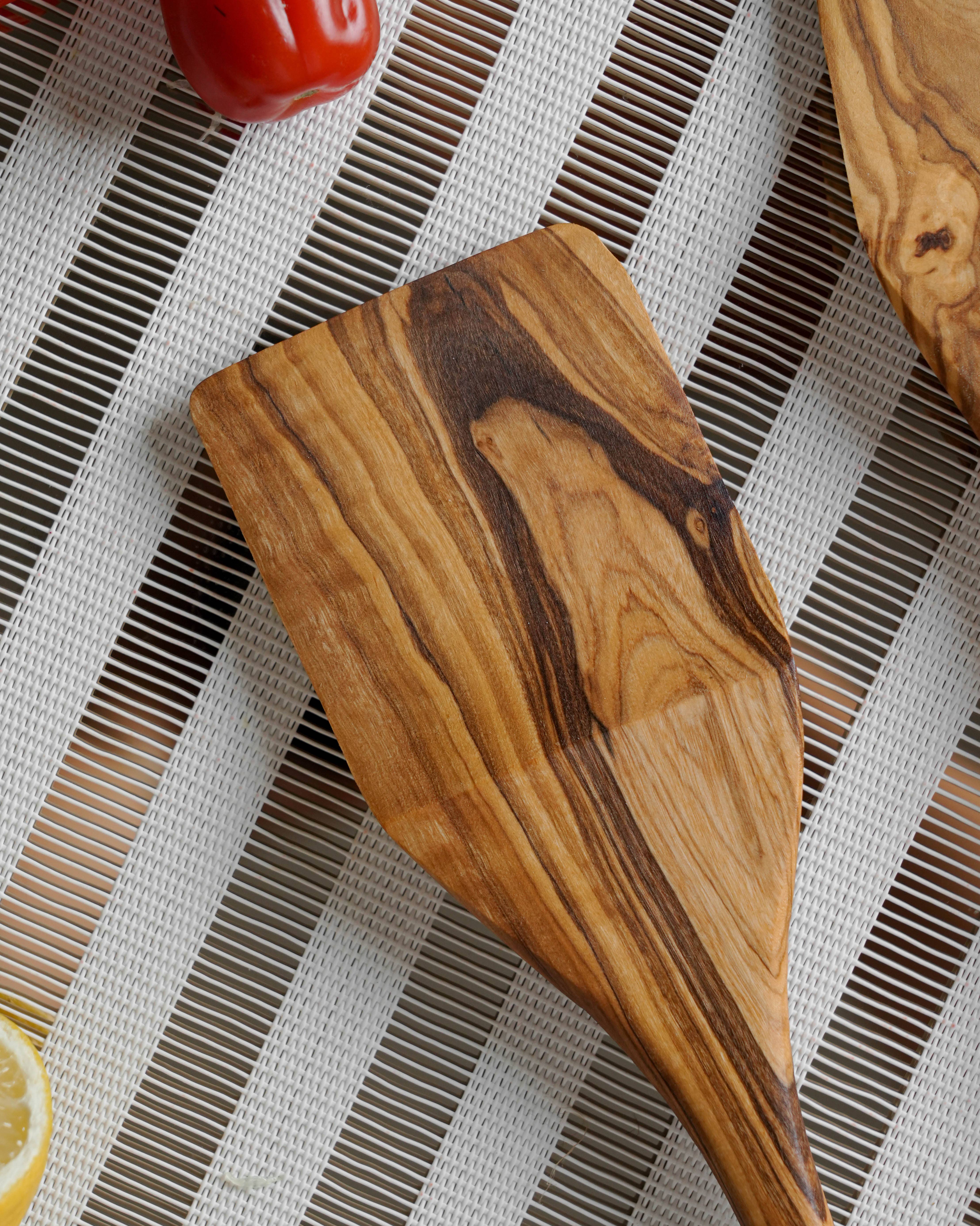Handcrafted Olivewood - Wholesale Spatula/Turner - Olive wood Spatula2
