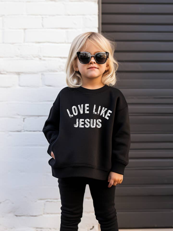 Love Like Jesus Christian Youth Graphic Sweatshirt for wholesale by Uncommon Label