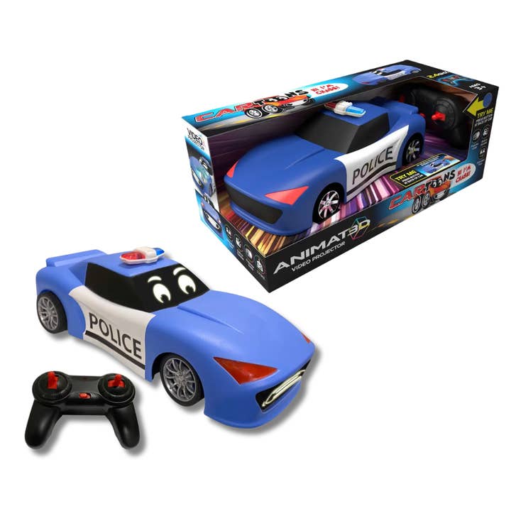 Mindscope Products - Wholesale Toy Car/Truck - Kids - Mindscope CarToons Remote Control Car with Video Projector