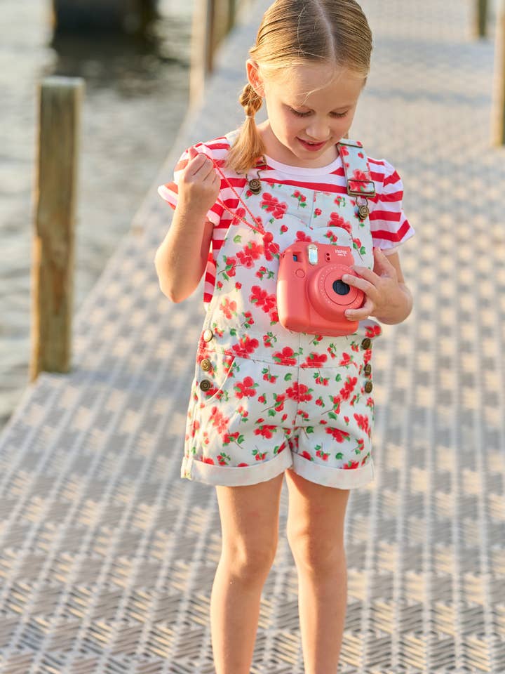 Salopette Ella Heart - Bougainvillea per la vendita all'ingrosso da parte di Sugar Bee Clothing