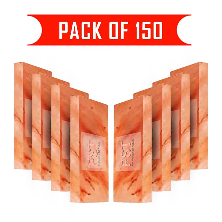 Lyserøde saltklinker pakke med 150 Størrelse 8x4x1 - Himalaya-saltklinker for engroshandel hos Pink Salt Tiles LLC