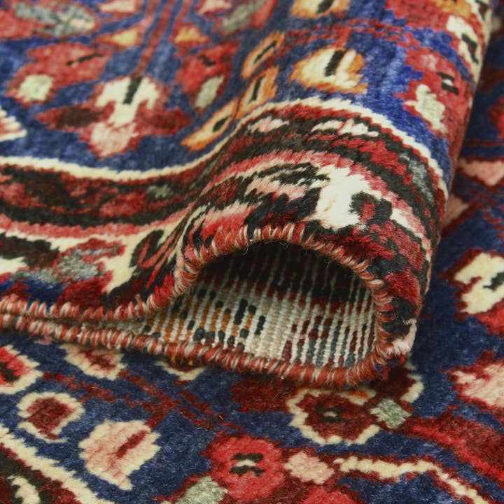 Noori Rug - Wholesale Area Rug - Fine VTG Caleb Navy/Ivory Runner, 2'0" x 9'4"4