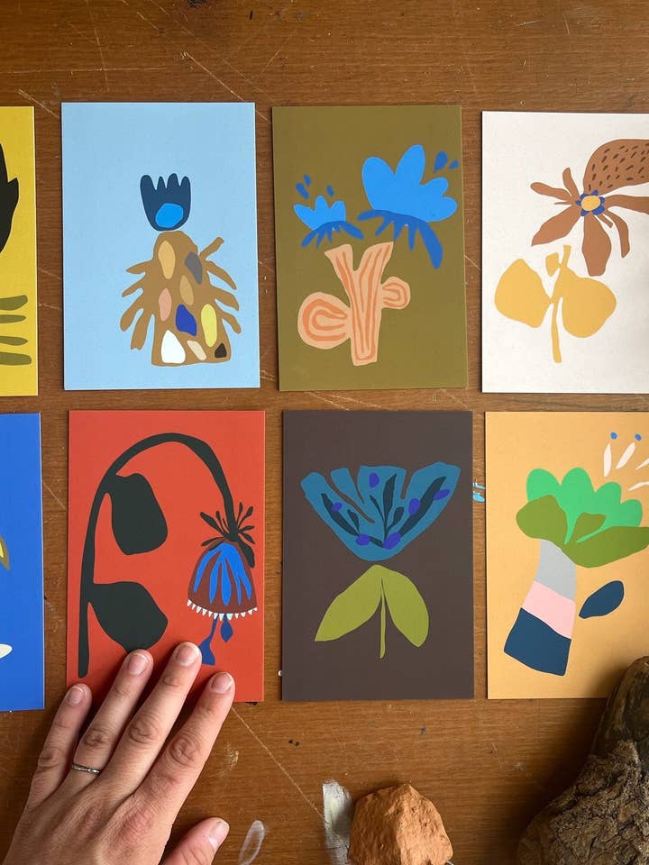 Bloom Ansichtkaarten Set voor wholesale door Studio Lyric