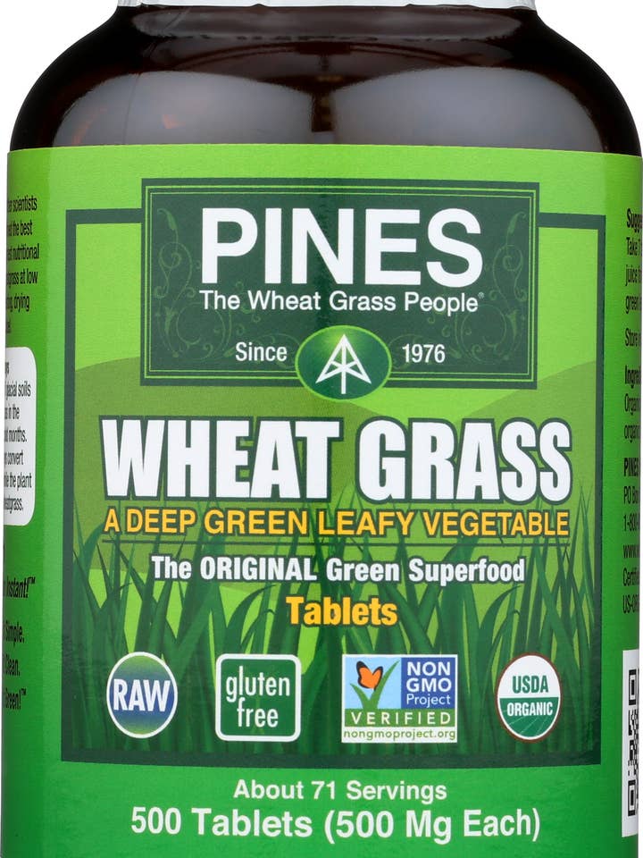500 tablet Wheat Grass for wholesale by Pines International