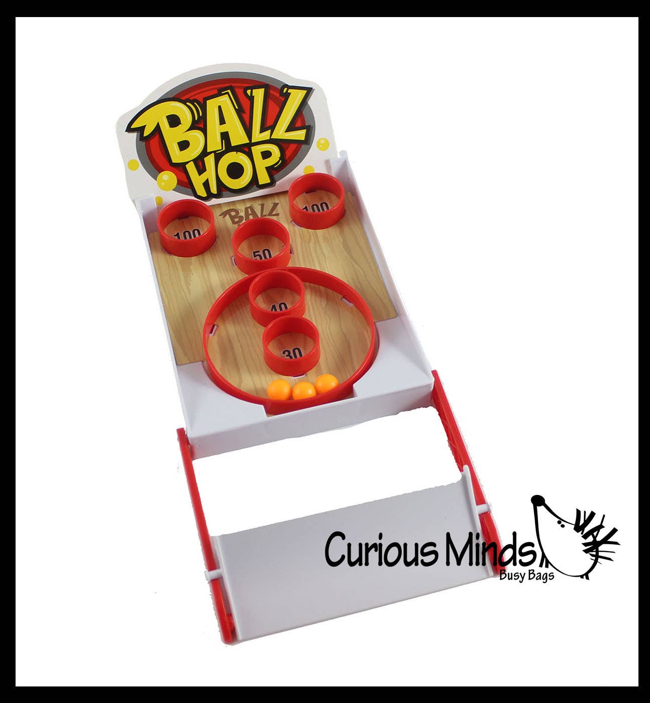 Curious Minds Toys - Wholesale Board Game - Mini Arcade Ball Toss Tabletop Sports Game - Launch Balls in2