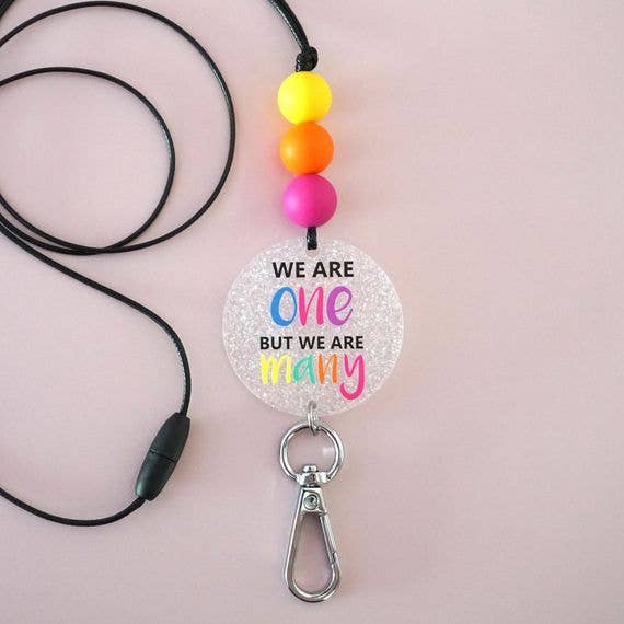 'We Are One But We Are Many' Harmony Day Teacher Silicone & for wholesale by Girlfetti