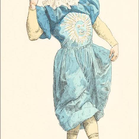 Kunstdruk CI-209 Vrouwelijke Clown voor wholesale door Found Image Press