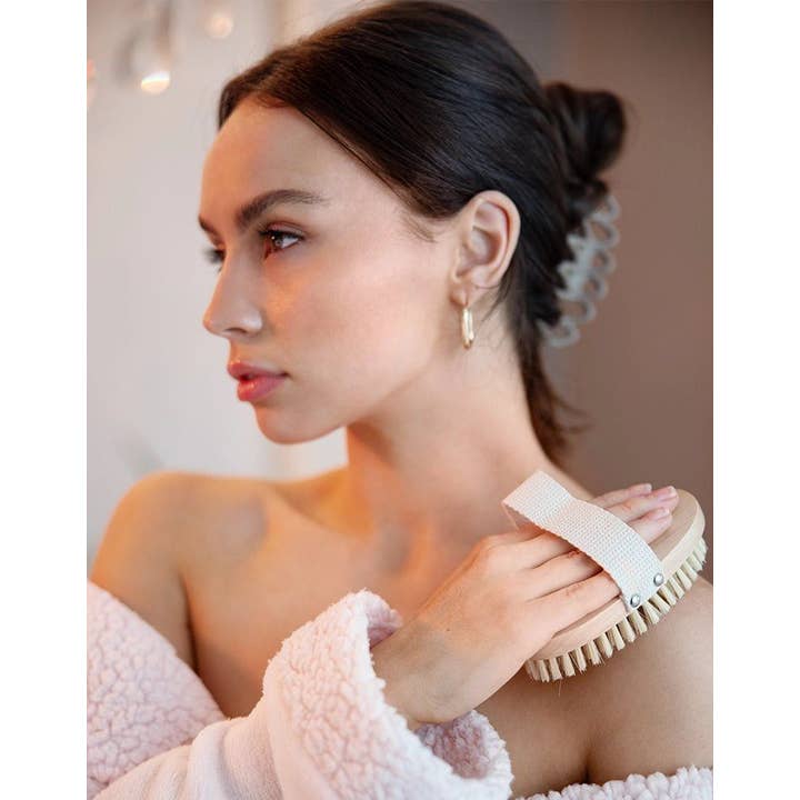 INOTKA - Vendita all'ingrosso Spazzola per il corpo - Set di spazzole secche vegane per drenaggio linfatico8