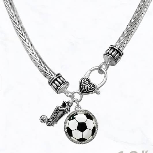 Suzie Q USA - Wholesale Pendant/charm necklace - Soccer Charm Necklace0