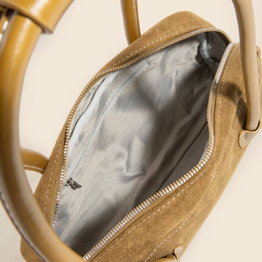 Anarchy Street - Wholesale Crossbody Bag - Women's - Suede Baguette Hand Bag1