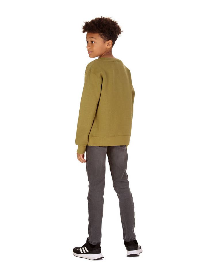 Trendy Toggs Kids Original Olive Green Sweatshirt for wholesale on Faire3
