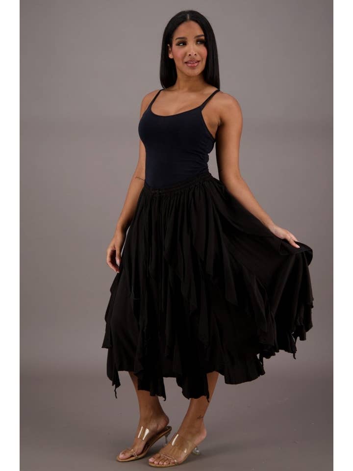 Advance Apparels - Vente Jupe – femme - Jupe Renaissance superposée 132261