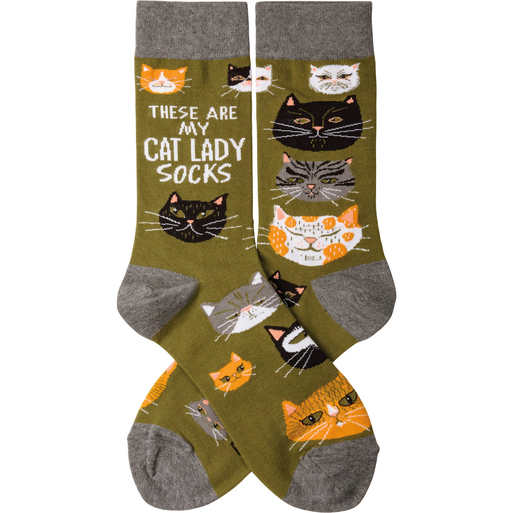 Primitives by Kathy - Wholesale Socks - Unisex - These Are My Cat Lady Socks2