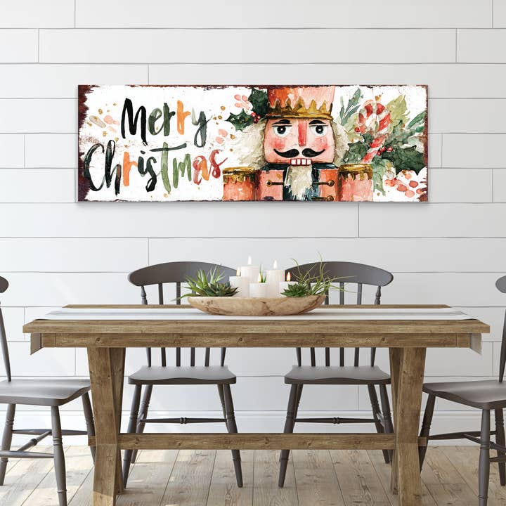 TX USA Corporation – wholesale Christmas Wall Art – Farmhouse Merry Christmas Nutcracker Porch Sign | Festive Outdoor Welcome6
