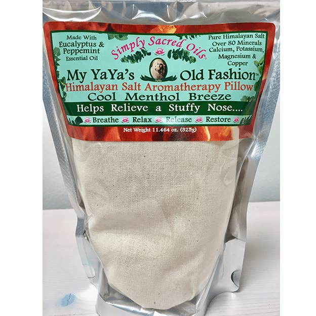 Cool mentolo Breeze - Cuscino aromaterapico realizzato con EO per la vendita all'ingrosso da parte di Simply Sacred Oils, Inc.