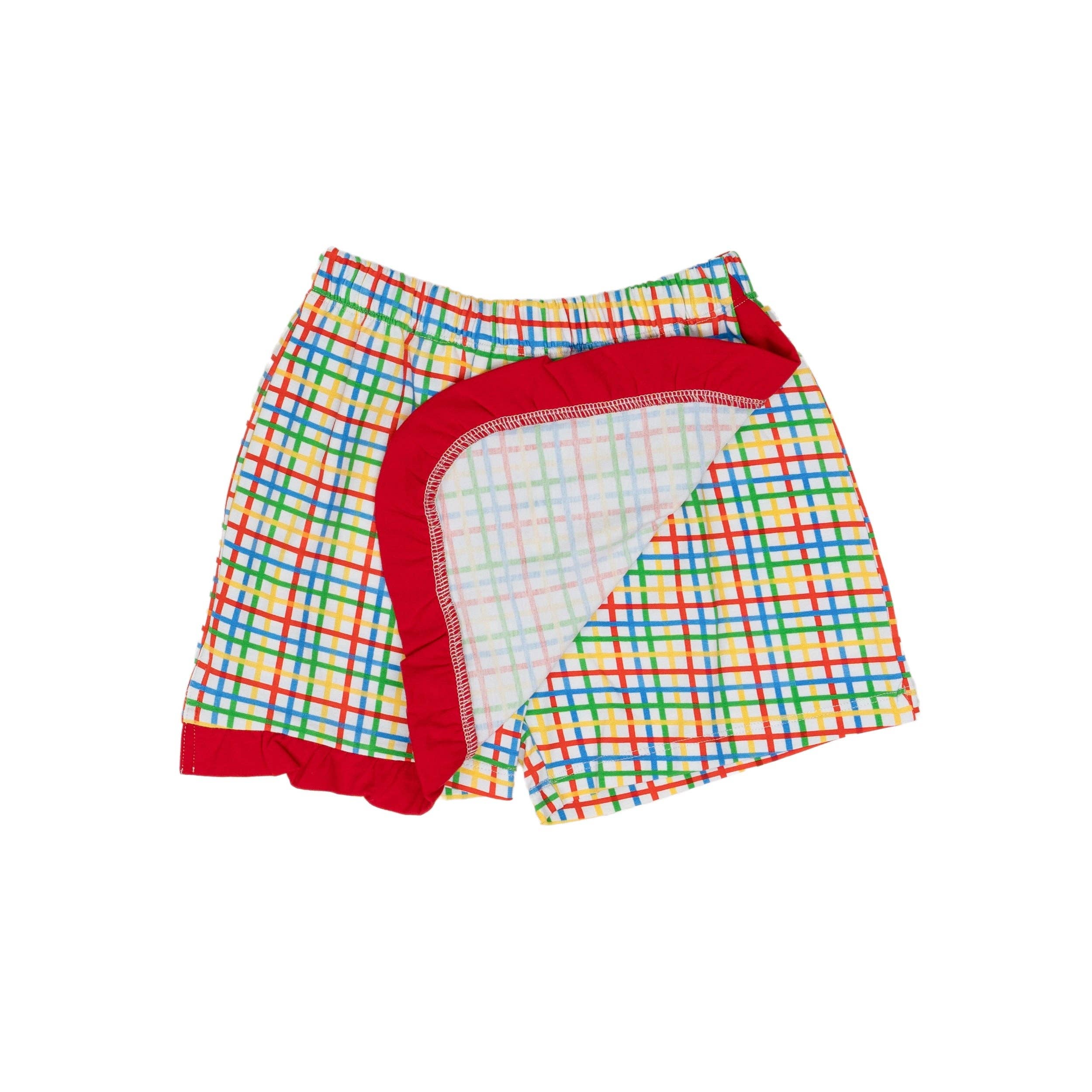 The Oaks Apparel Company - Wholesale Skort - Kids - Brinley BTS Plaid Skort1
