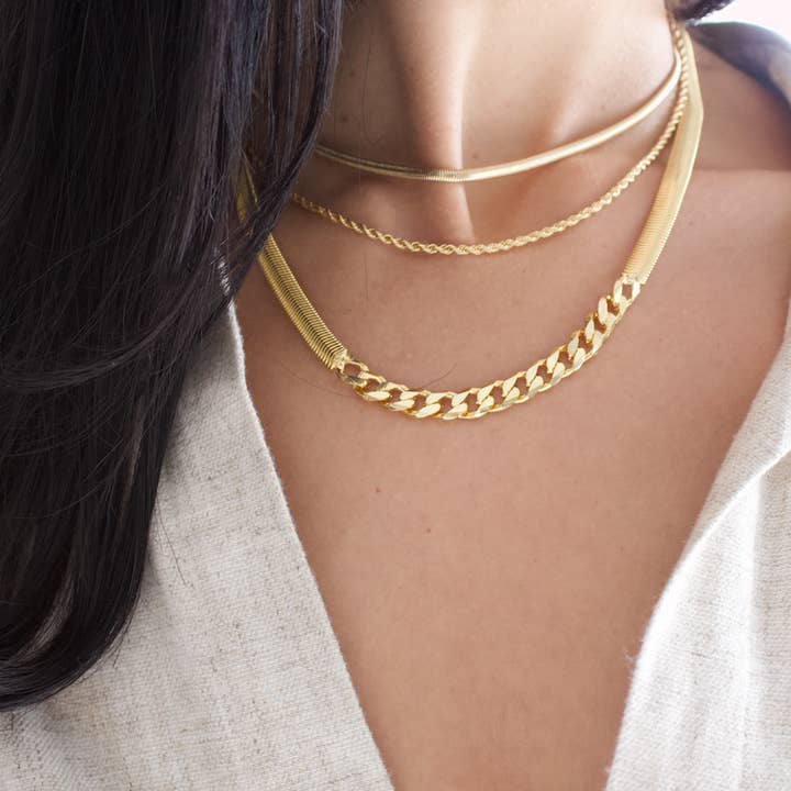 MIA Jewelry - Wholesale Link & Chain Necklace - Rope Chain3