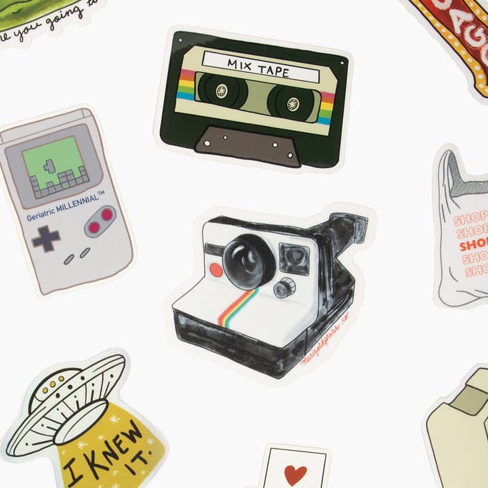 Marigold Press – Großhandel Aufkleber – Klassischer Polaroid-Kamera-Aufkleber 2