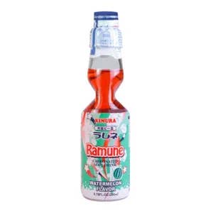 INTERNATIONAL TASTE FOOD SARL - Wholesale Soda/Carbonated Drink - KIMURA RAMUNE WATERMELON 20CL X18