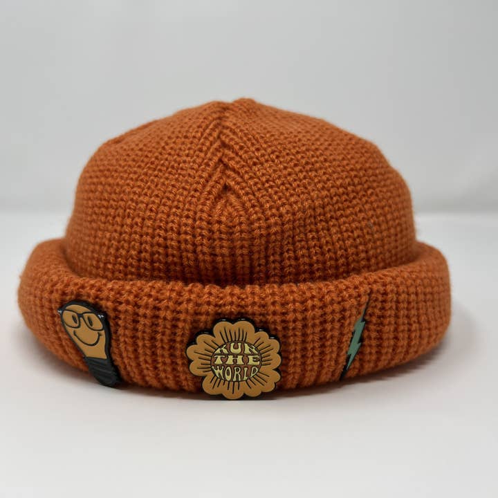 B.L.A.C.K. Is Beautiful Beanie Burnt Orange for wholesale by Run The World Clothing