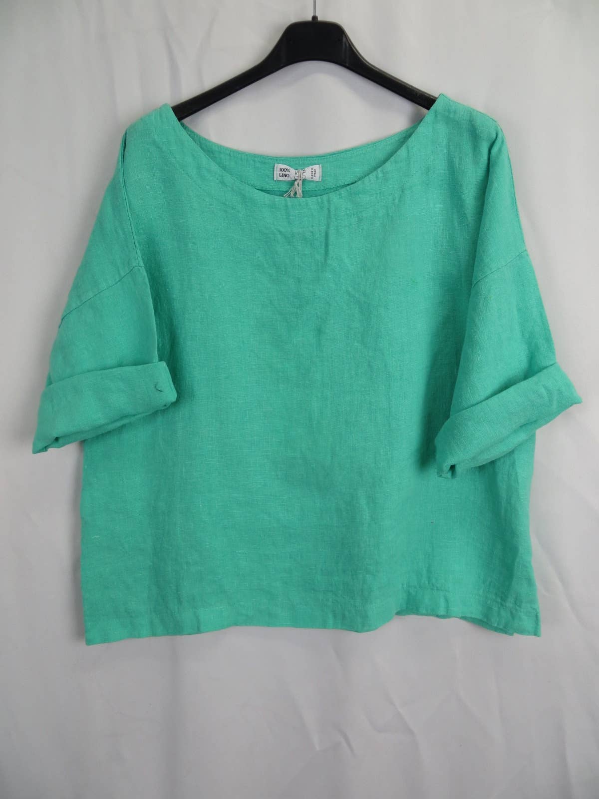 la maison des fibres naturelles - Wholesale Blouse - Women's - Round neck linen top 659005 100% linen53