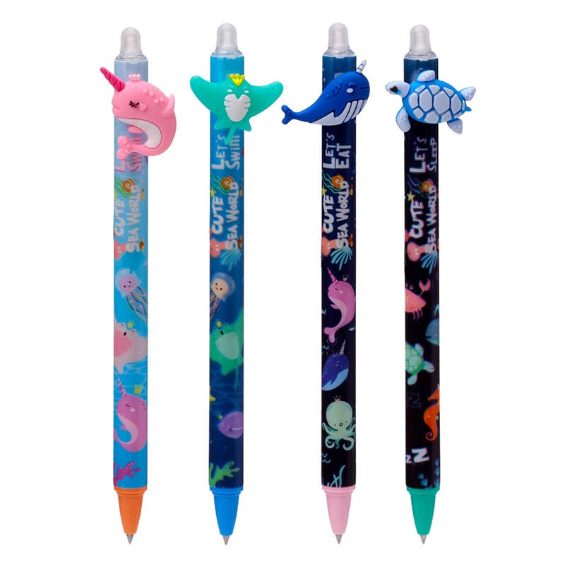 Puckator EU - Wholesale Pen - Inkredible Erasable Pen with Sealife Topper1