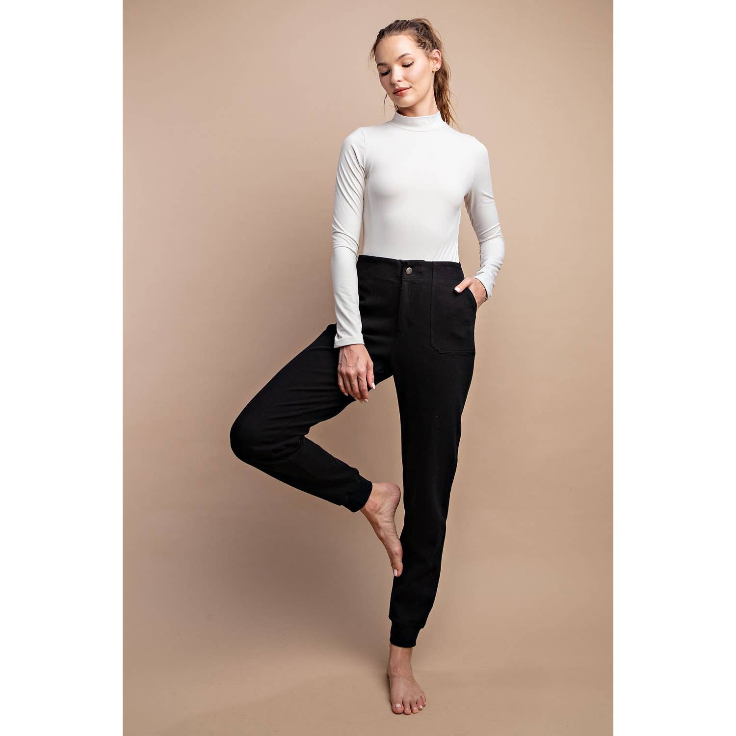 Wholesale COTTON STRETCH TWILL JOGGER PANTS for your store Faire
