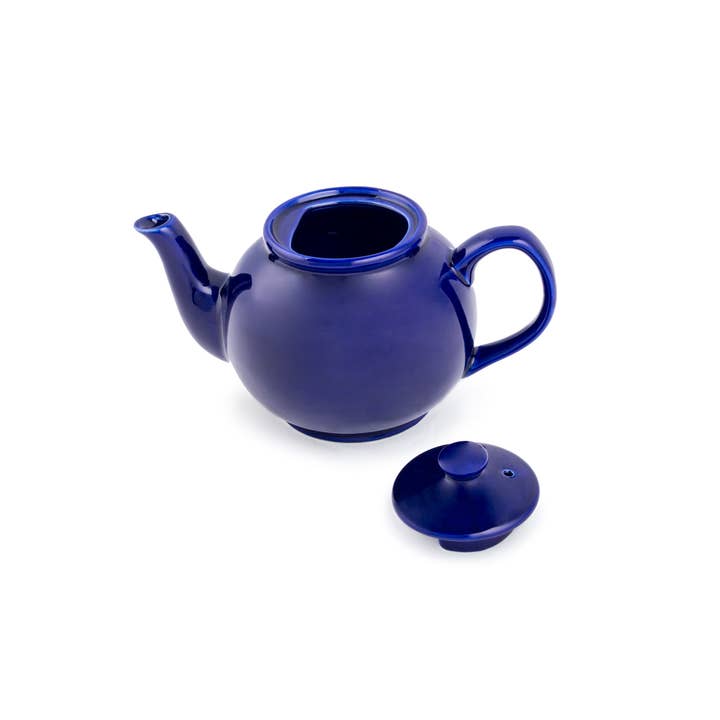 Fox Run Brands – wholesale Tea pot – Fox Run Earthenware Teapot, Blue, 37-Ounce3