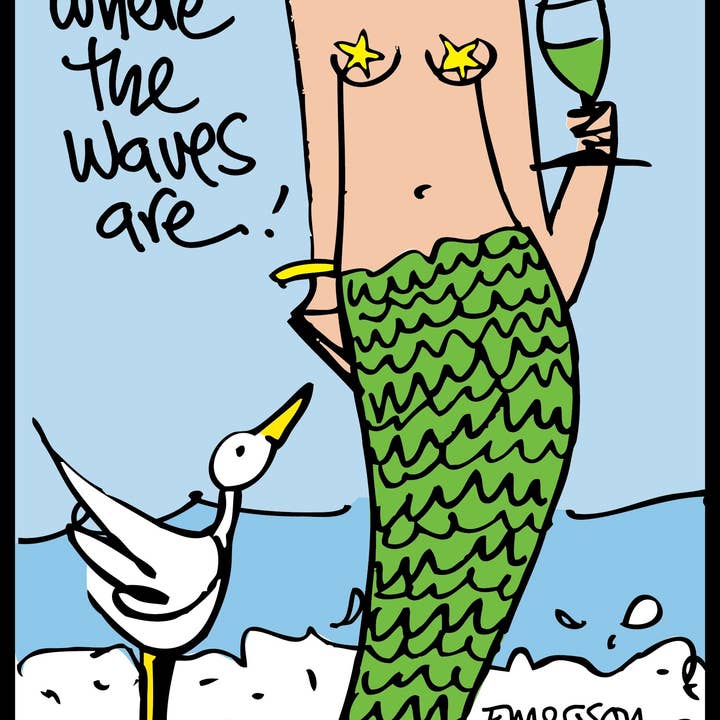 Fun Is Where the Waves Are Dish Towel for wholesale by FREEHEART