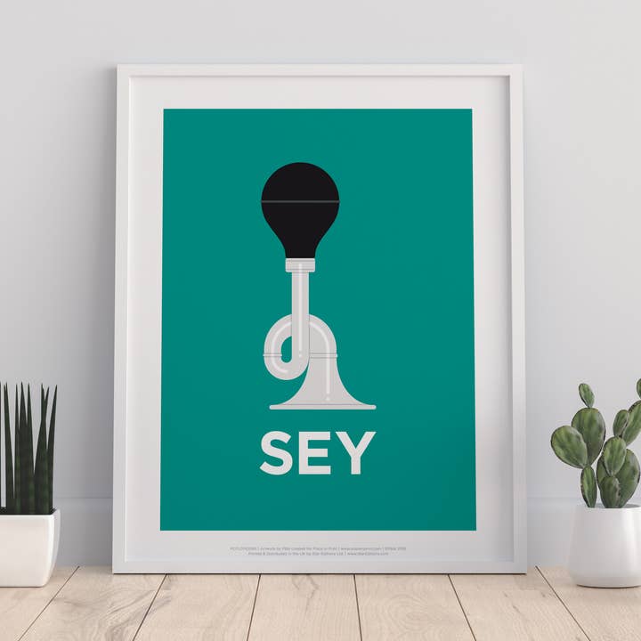 Squeeze Horn- Sey - 11X14” Premium Art Print for wholesale by Star Editions