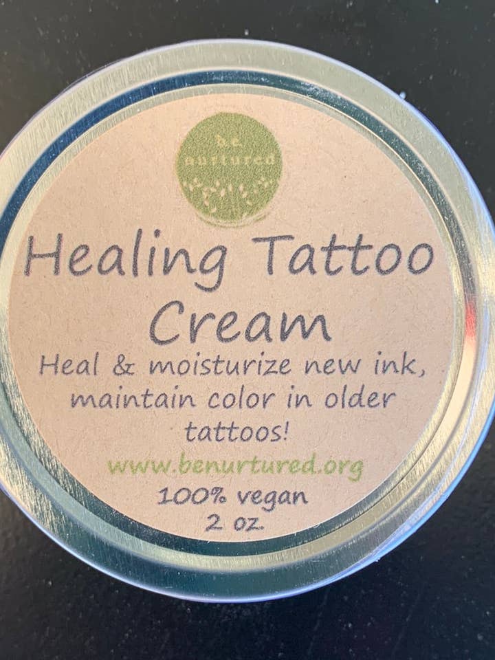 ~ helbredende tatoveringscreme ~ for engroshandel hos b.e. nurtured LLC
