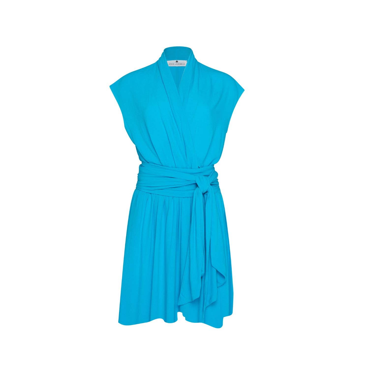 THE POINT DRESS SHORT - AQUA for wholesale on Faire