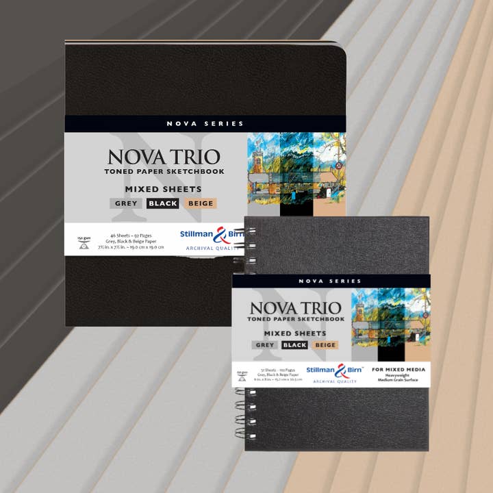 Stillman & Birn Mixed Media Art Journal - TRIO NOVA SERIES for wholesale by Exaclair