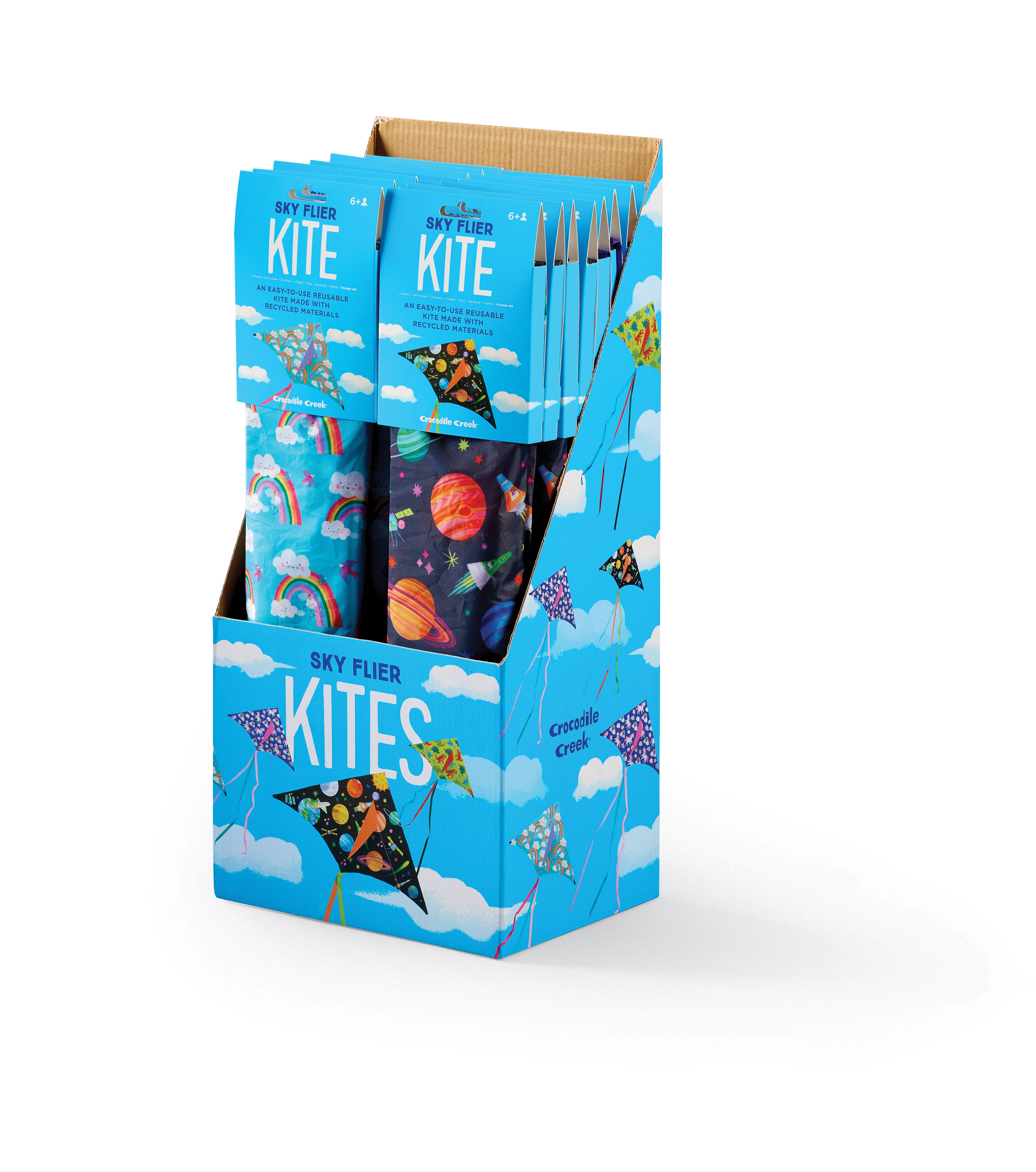 Hippychick - Wholesale Vlieger - Crocodile Creek Vlieger Assortiment In display 16 Stuks 4 Stijlen5