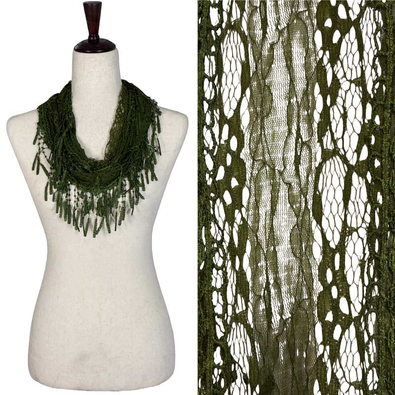 The Magic Scarf Company - Wholesale Sjaal - Dames - 7777 - Victoriaanse kanten overloopsjaals13