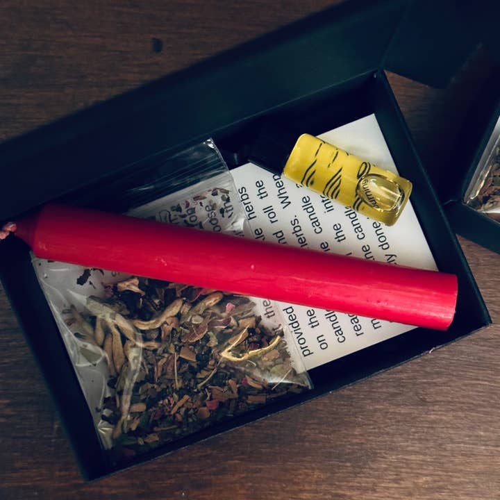 The Crooked Path - Wholesale Meditation supplies - Come To Me Mini Spell Kit3
