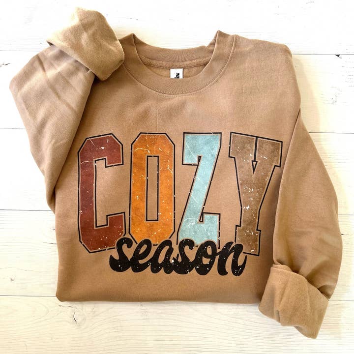Cozy Season Oversized Sweatshirt for wholesale by Up2ournecksinfabric