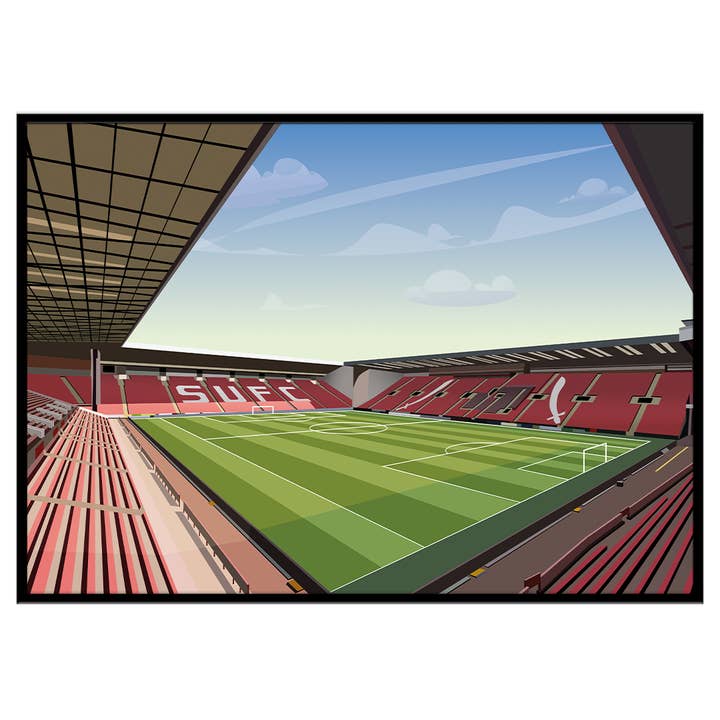 Sheffield United - Drucken für den Großhandel von The Yorkshire Print Company