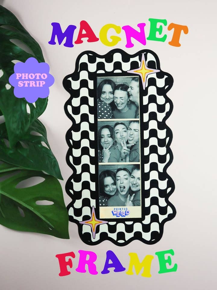 Marco Magnético para Tiras de Fotomatón - Ondulado Monocromático para venta al por mayor de Printed Weird