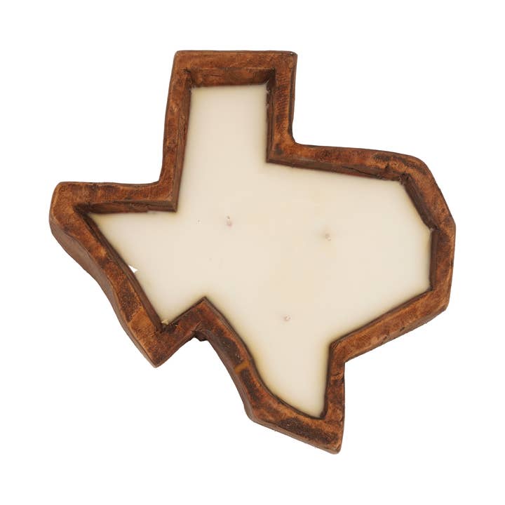 My Amigos Imports - Vente Bougeoirs - State of Texas-Bol à pâte sculpté, moyen, 10 x 10 bougies