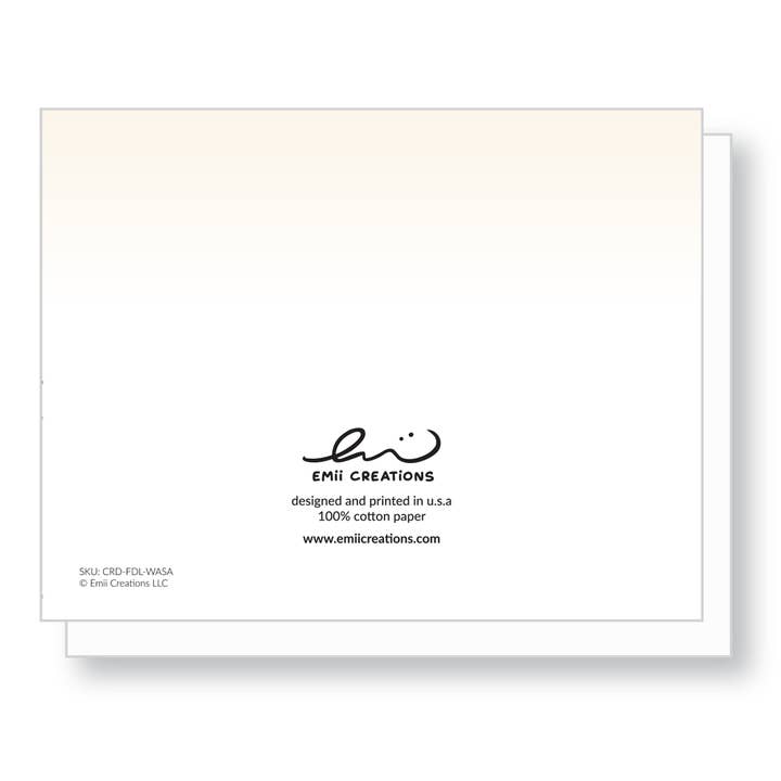 Emii Creations - Wholesale Everyday Greeting Card - Wasabae Greeting Card