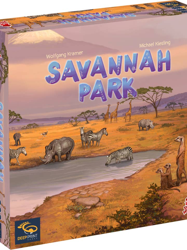 Savannah Park - Versão Francesa - Jogo de tabuleiro por atacado de Super Meeple