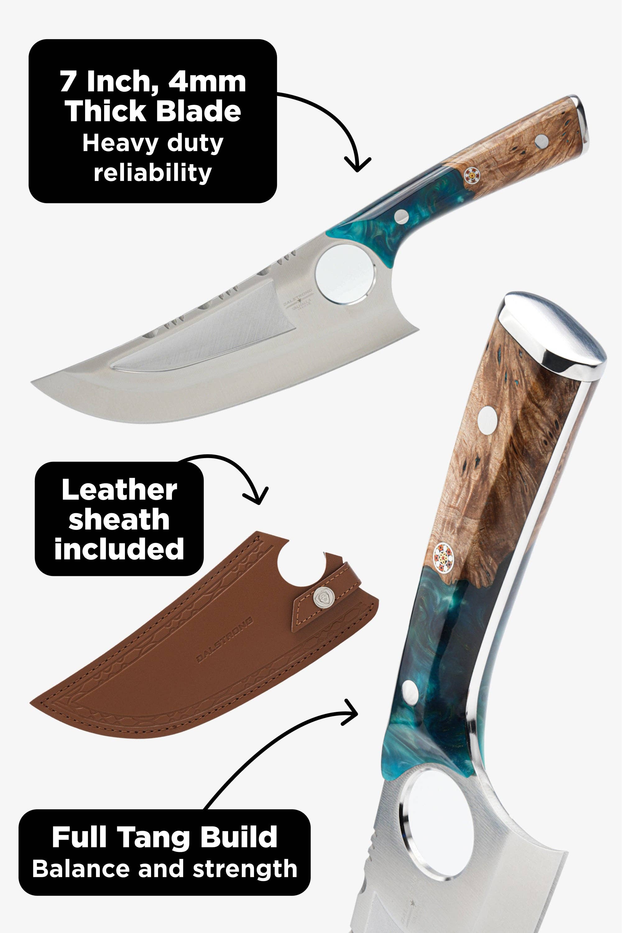 Dalstrong - Wholesale Kitchen/Utility Knife - Venator Knife 7" | Valhalla Series | Dalstrong ©6