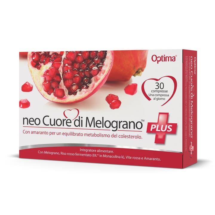 Neocuore Melograno Plus, 30 compresse per la vendita all'ingrosso da parte di OPTIMA NATURALS