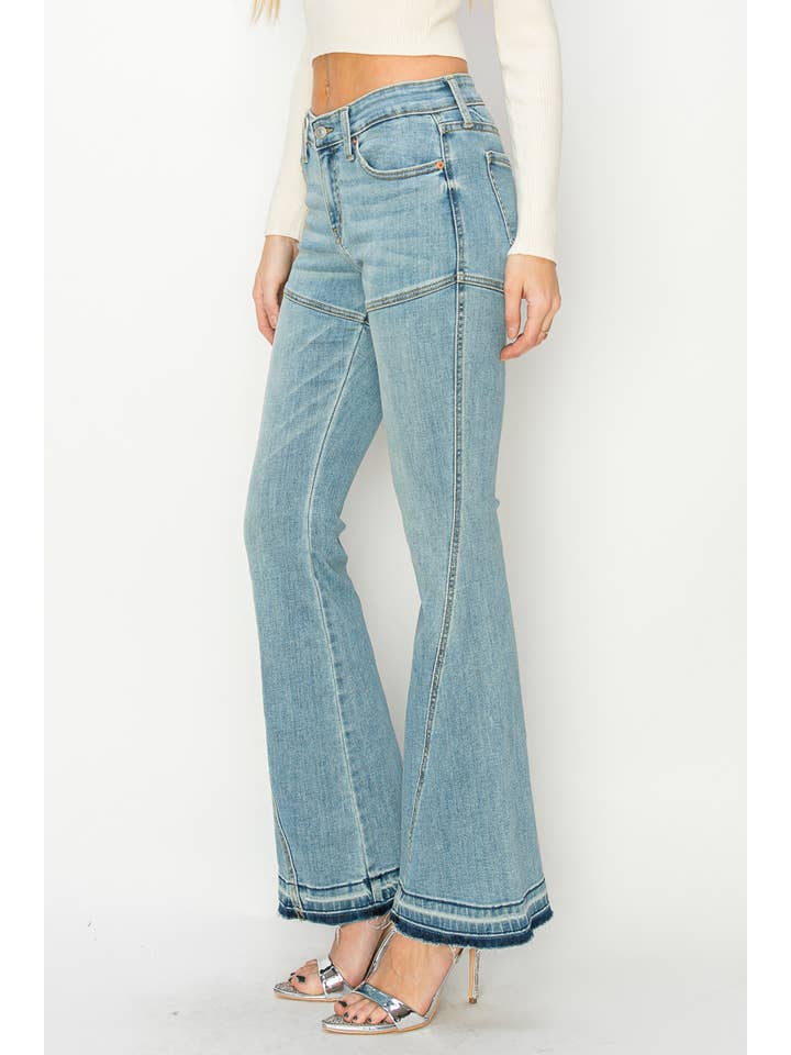 ARTEMIS VINTAGE - Wholesale Jeans - Women's - HIGH RISE SKINNY FLARE JEANS3