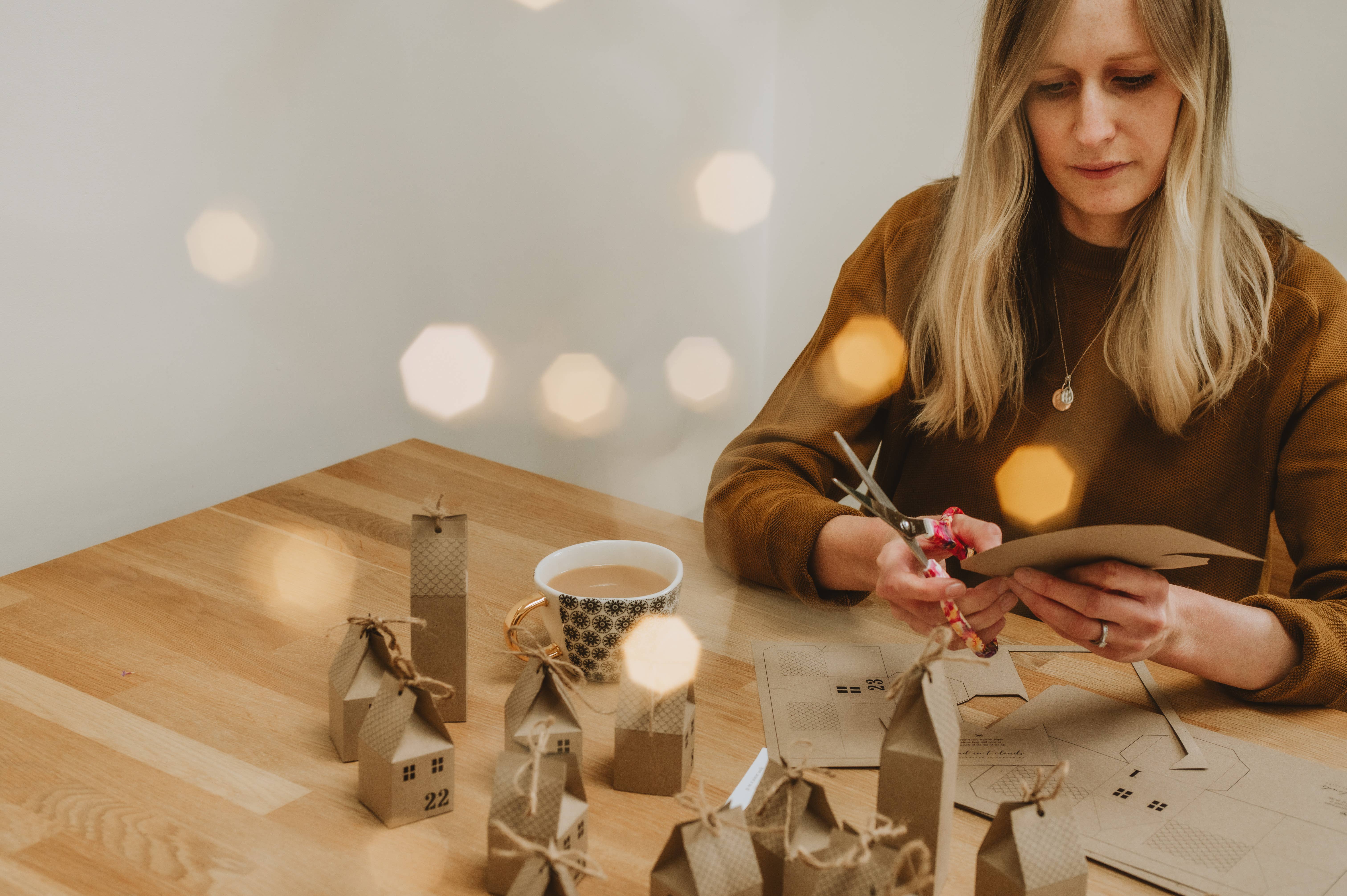 Head in t'Clouds - Wholesale DIY Craft Kit - DIY Advent Calendar Houses Kit7